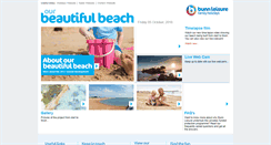Desktop Screenshot of beautifulbeach.bunn-leisure.co.uk
