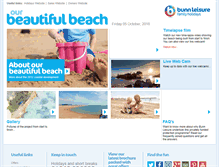 Tablet Screenshot of beautifulbeach.bunn-leisure.co.uk